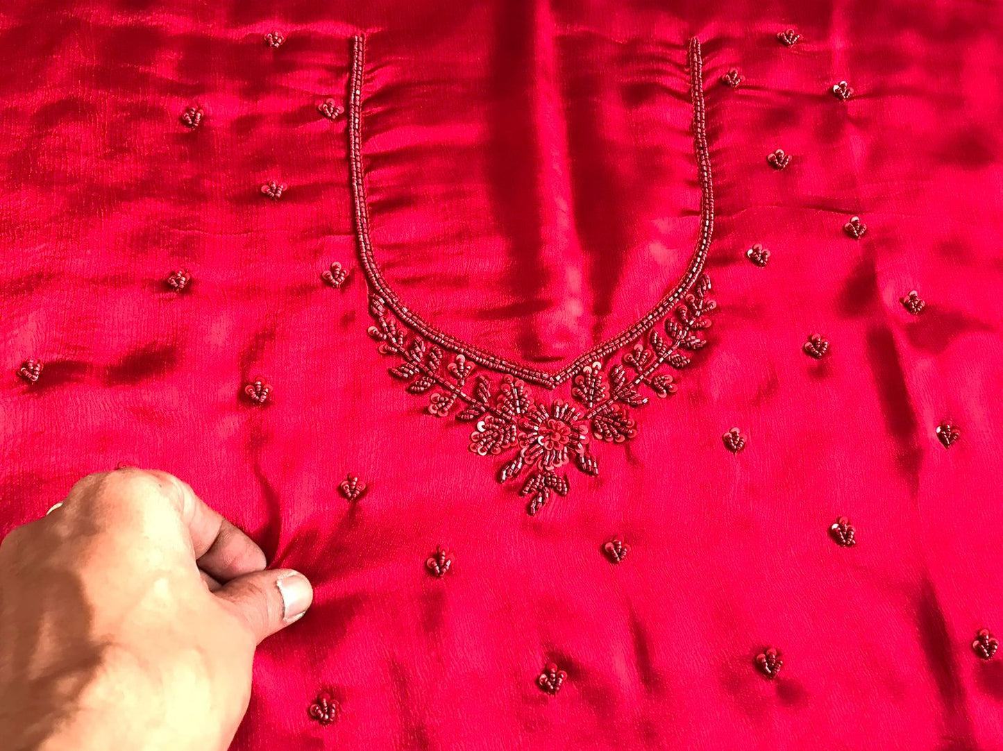 Maroon red premium saree Indian sarees blouse beautiful sari