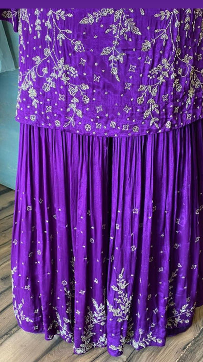 Rivisha kurta gharara dress indowestern dress