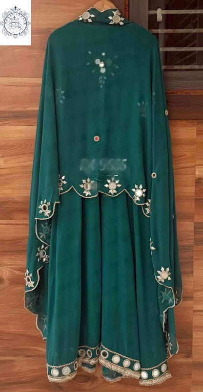 Anarkali dress gorgette stitched salwar suit Indian dresses