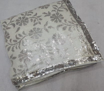 Elegant sequence saree partywear sari