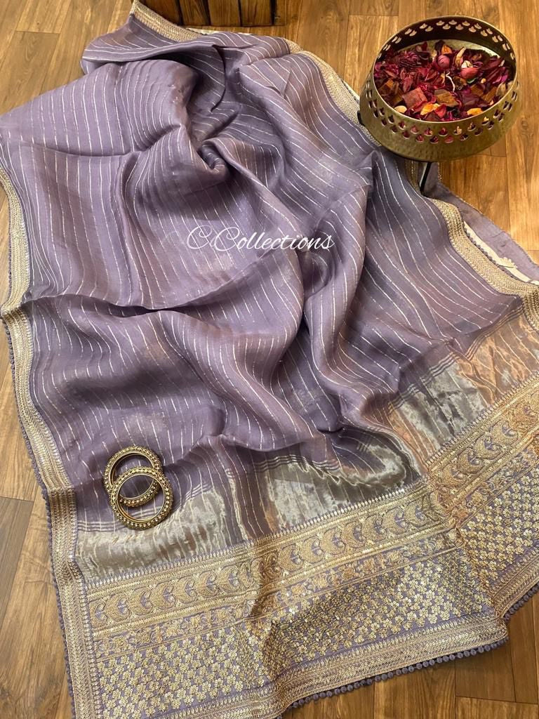 Malaiva organza silk saree Indian sari
