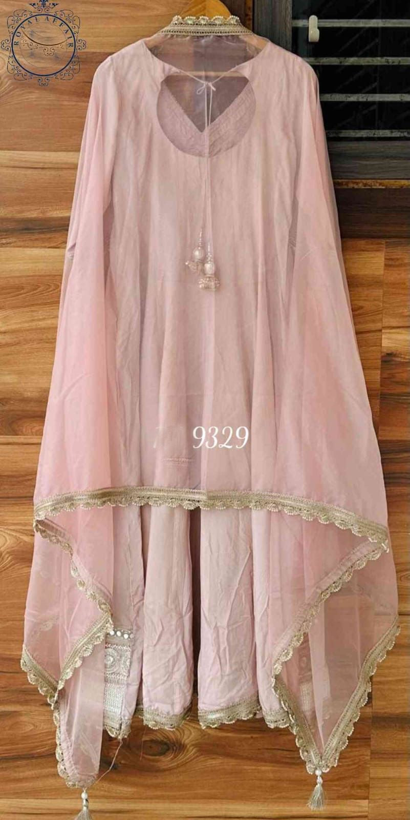 Pink Anarkali dress Indian salwar suit designer suit
