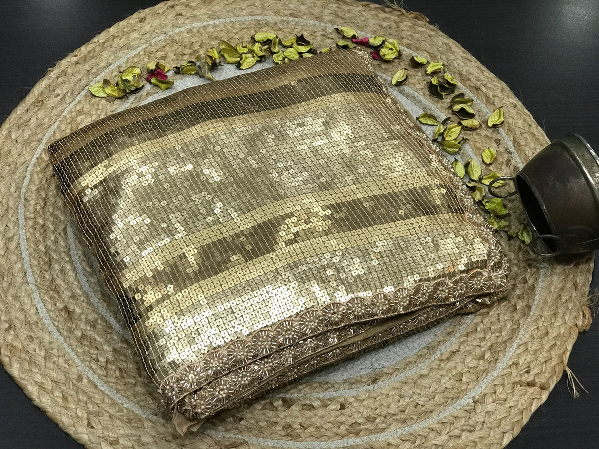Sequins designer saree bridesmaid sarees exclusive Partywear sari blouse