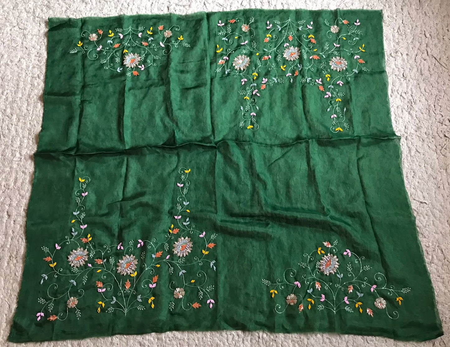 Satin Saree Emerald Saree Premium saree