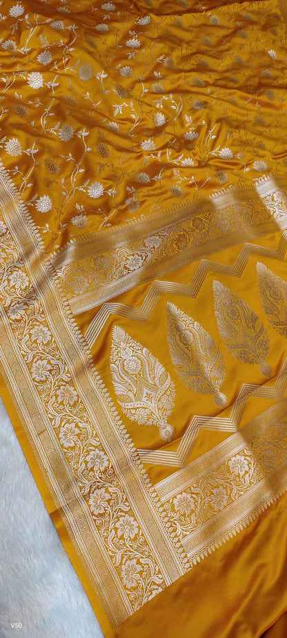 Khaddi banarsi saree handwoven sari blouse