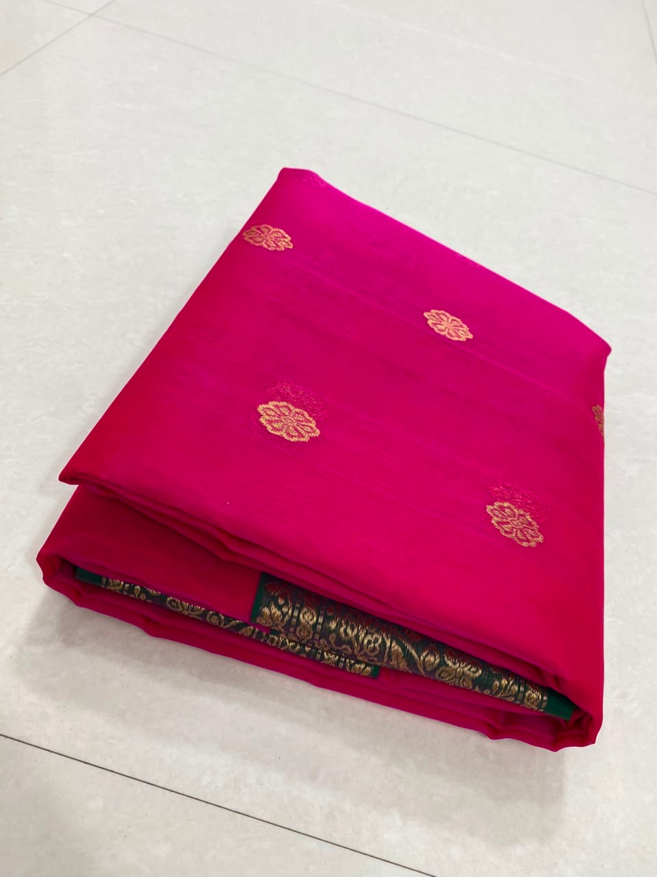 Pink Chanderi saree katan silk saree Indian sari blouse