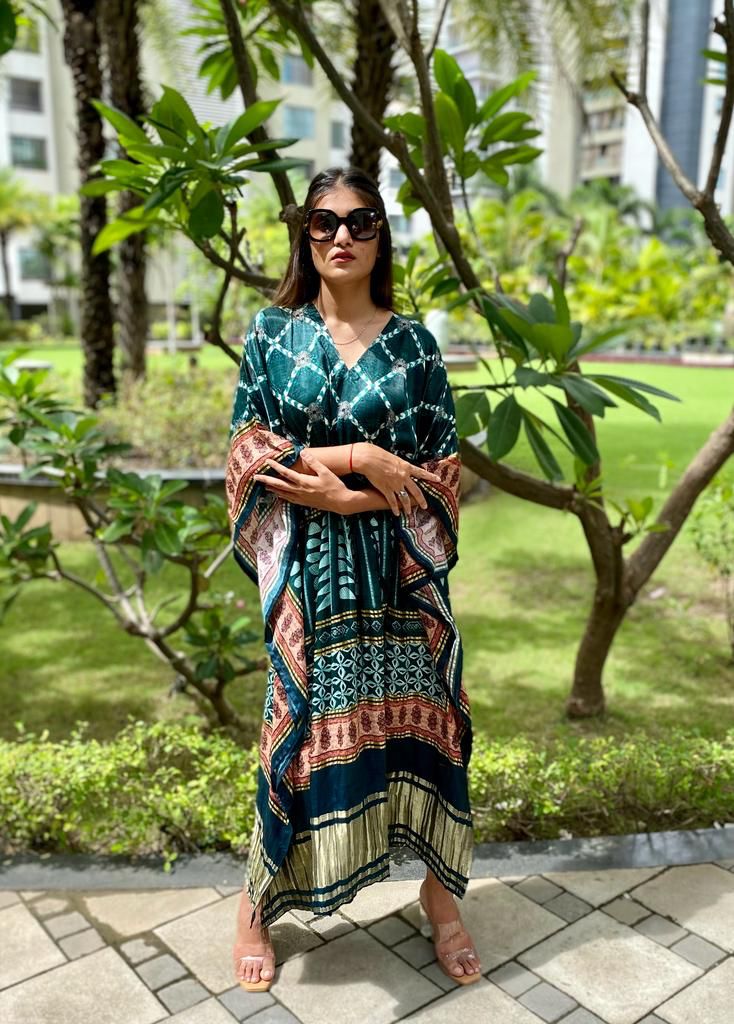 Malvika Gajji silk kaftan