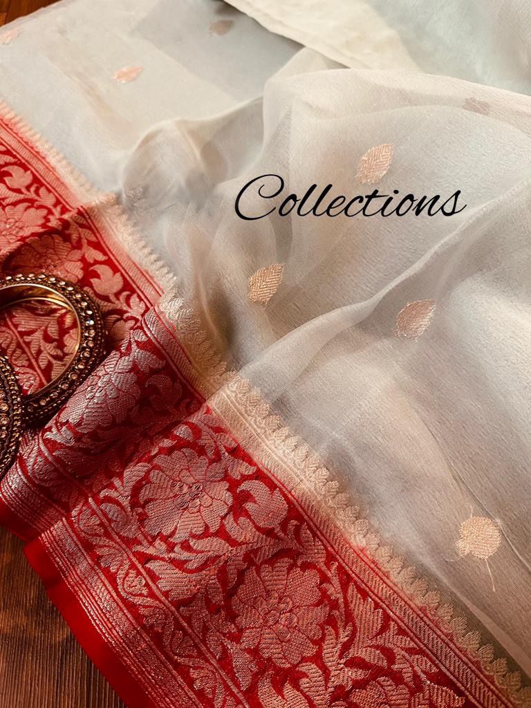 Chiffon Banarsi sexy women sari