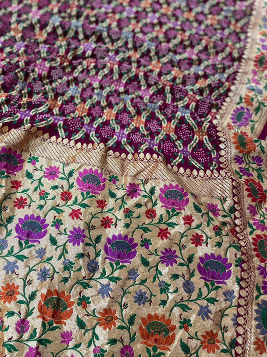 Hishika handloom gorgette Dupatta