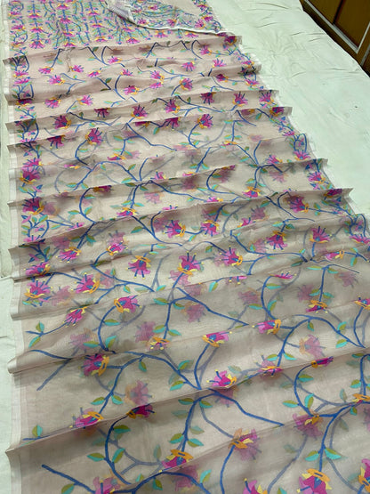 Lovika handwoven Muslim jamdani saree