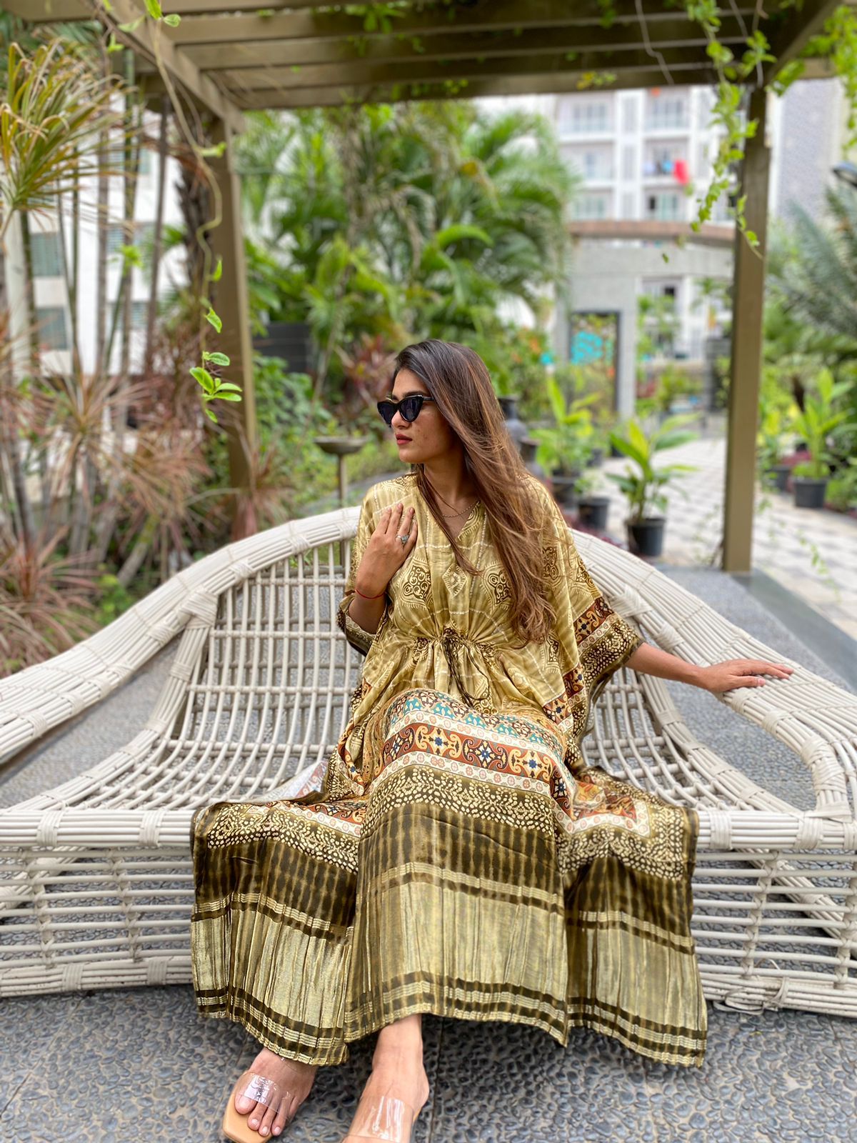 Malvika Gajji silk kaftan