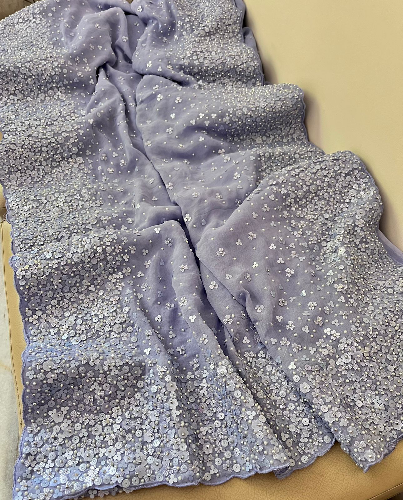 Ramisha gorgette beautiful women saree