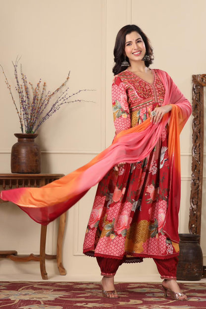 Alina Anarkali Pakistani inspired Indian suit