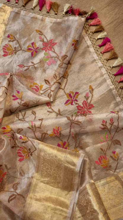 Miami tissue organza silk saree