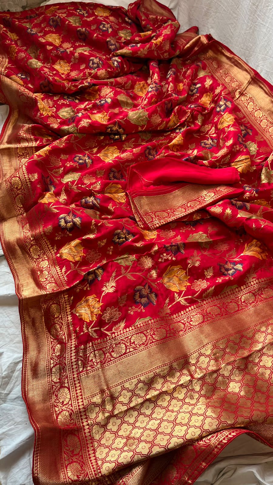 Monisha munga silk saree