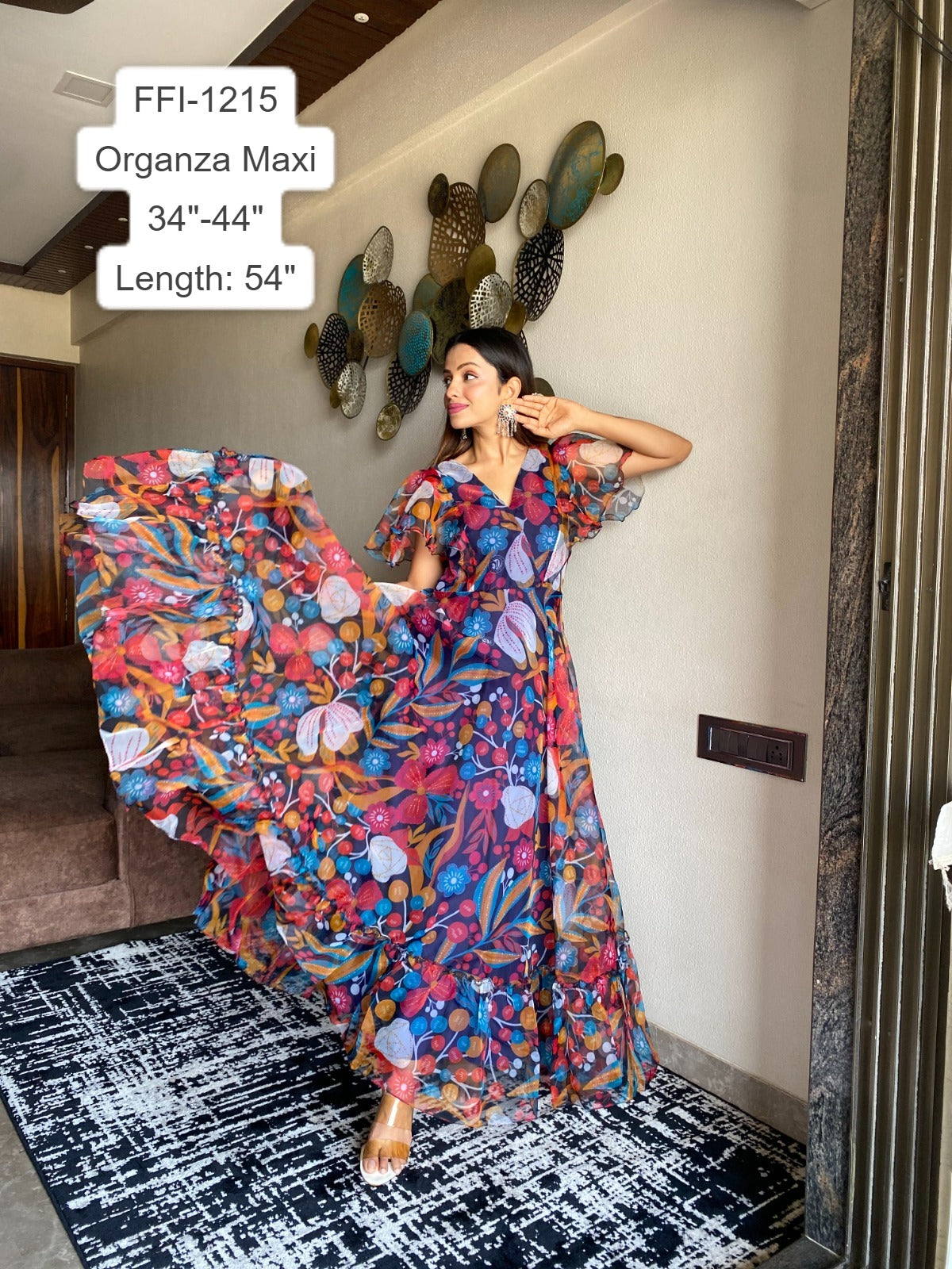 Naisha organza dress cocktail dress