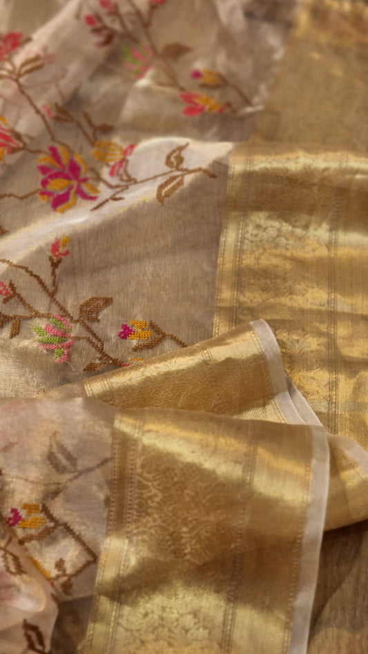 Miami tissue organza silk saree
