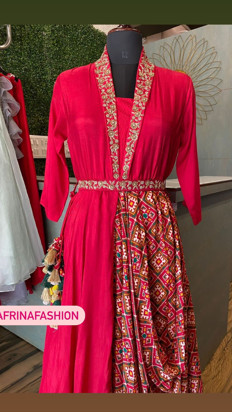 Susan designer indowestern dress