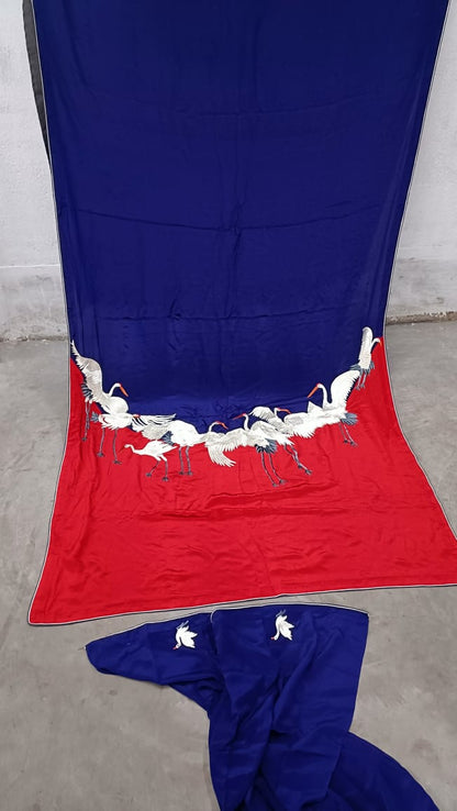 Berliey Parsi Gara Sari Authentic Parsi Saree