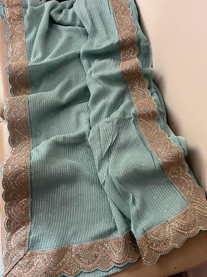 Liama gorgette sequence sarees