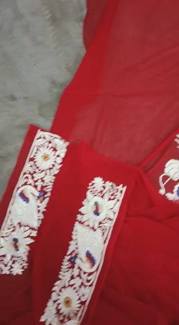 Gulshan authentic Parsi Gara saree