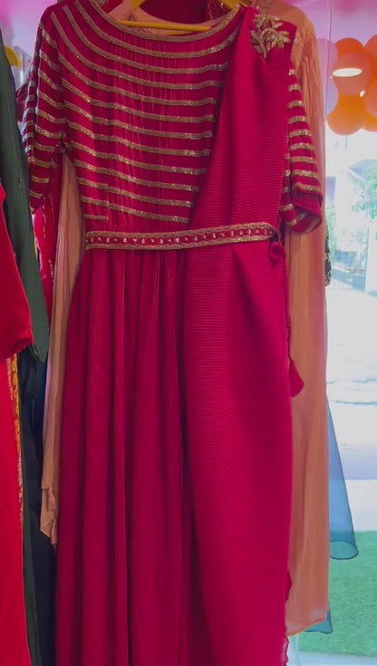 Valentine inspired pink dress