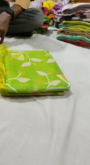 Rukshar Muslim tantuj jamdani saree