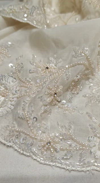 Alicia organza embroidered saree
