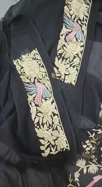 Vania gorgette saree Parsi saree Parsi Gara saree