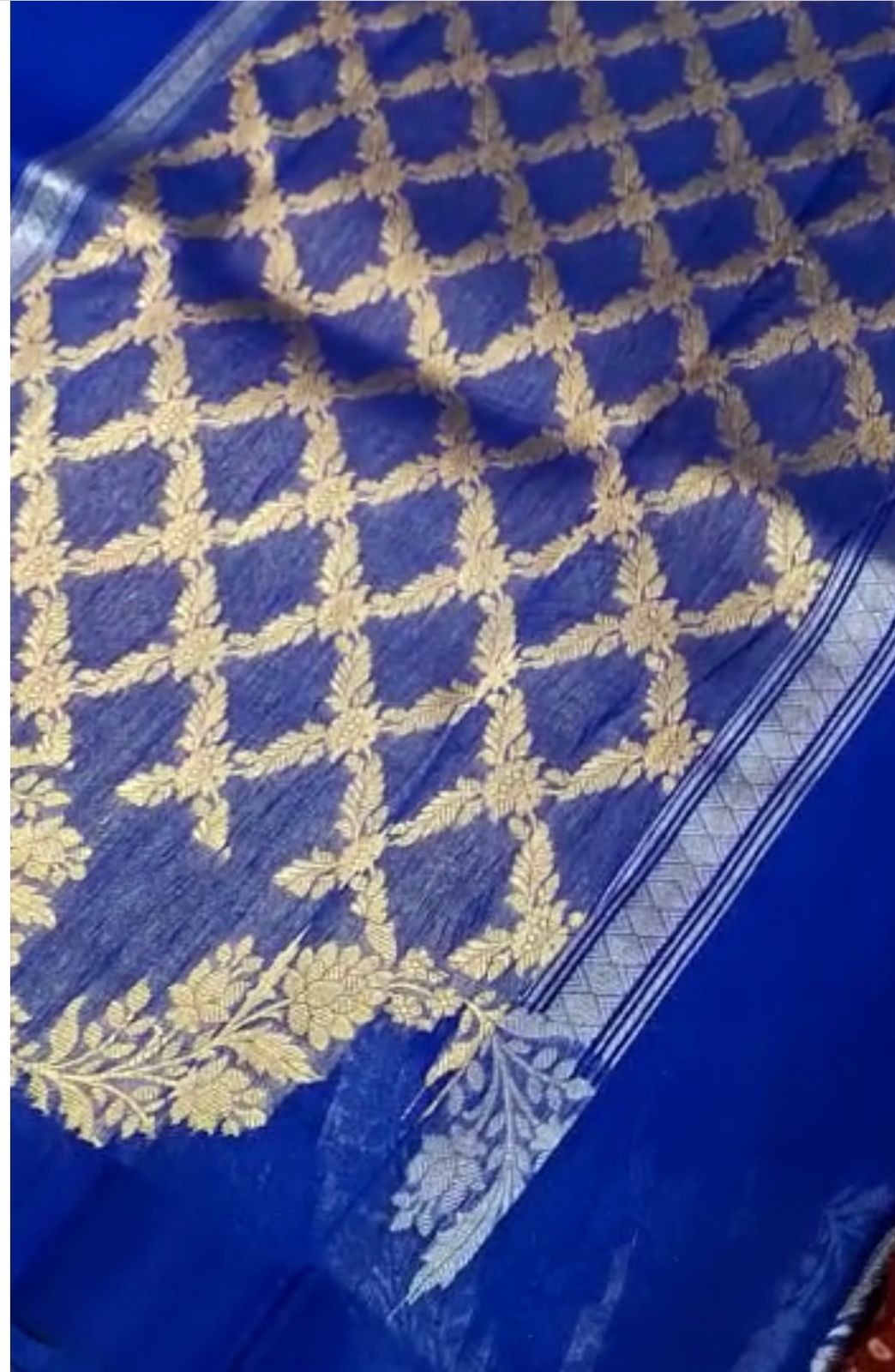 Kora handloom Banarsi saree