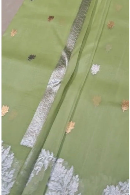 Kora handloom Banarsi saree