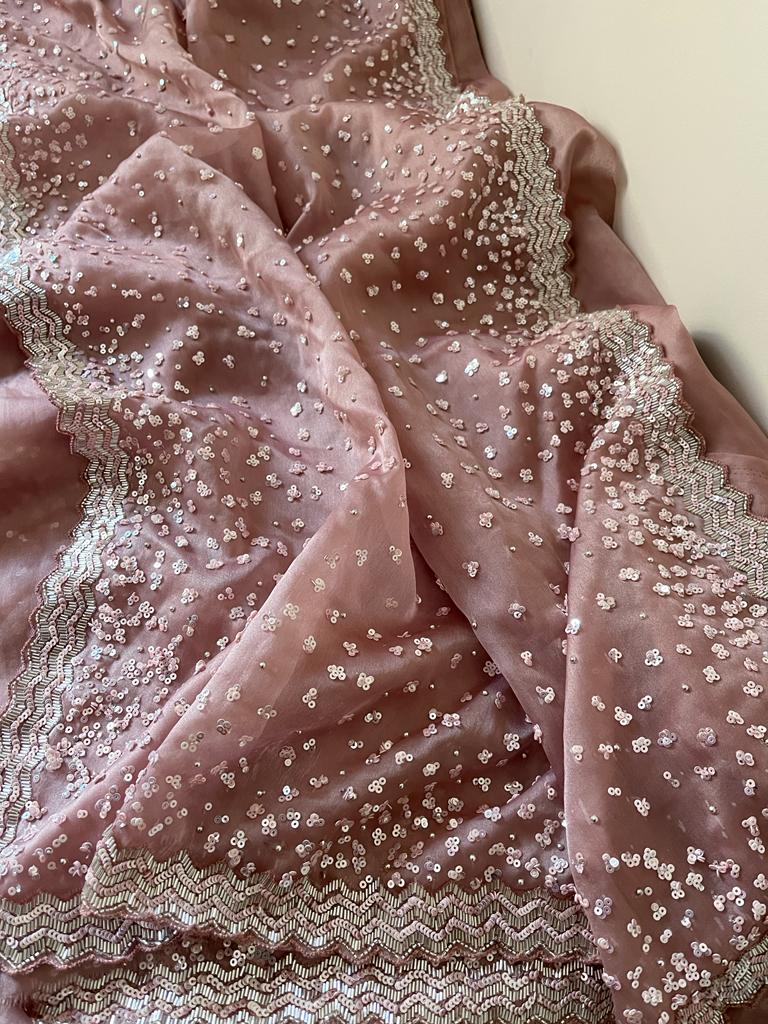 Susan organza katdana saree