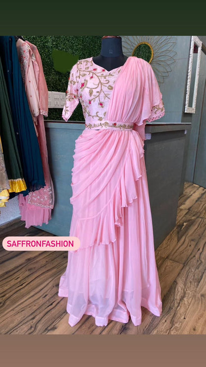 Pinkilla indowestern dress