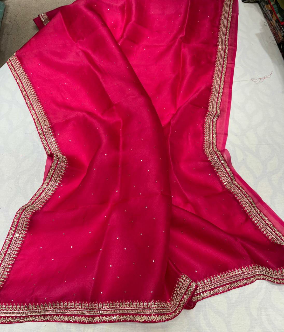 Rihana trendy organza saree
