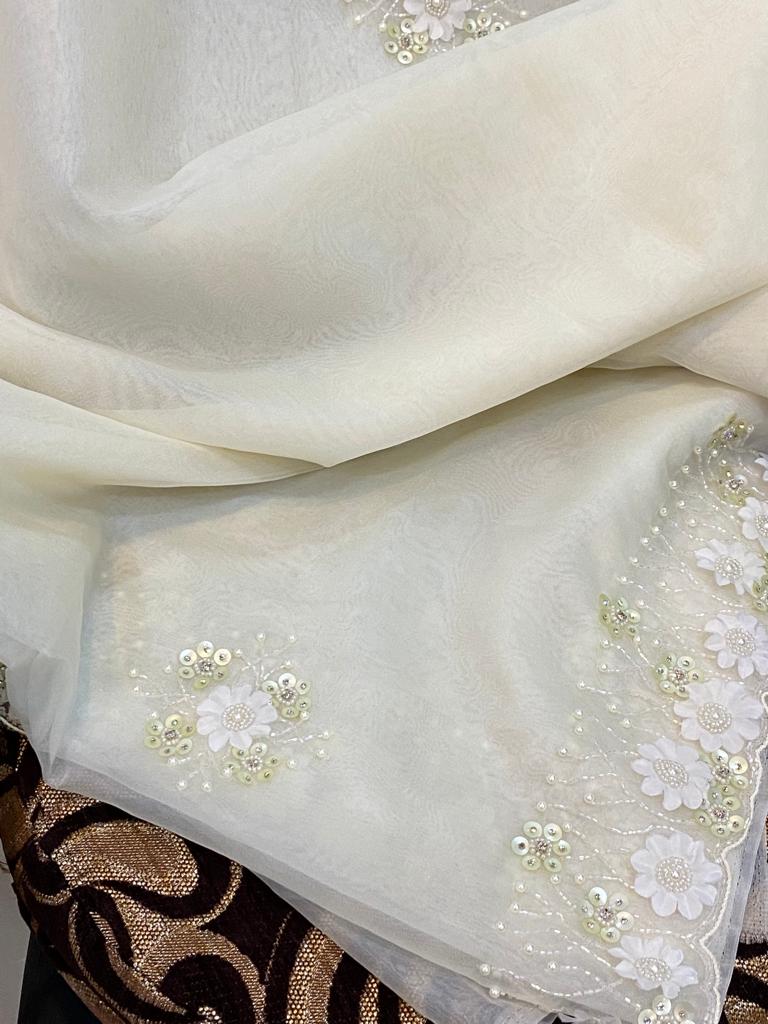 Fairly organza beautiful saree women sari