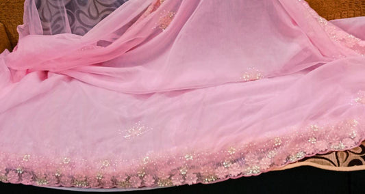 Fairly organza beautiful saree women sari