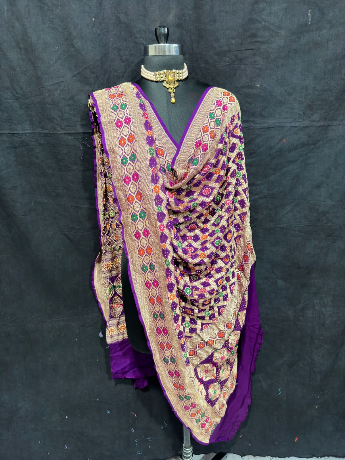 Akanksha premium bandhani Dupatta
