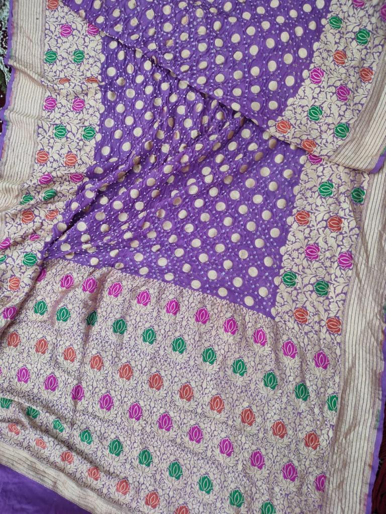 Nashina Banarsi handloom saree