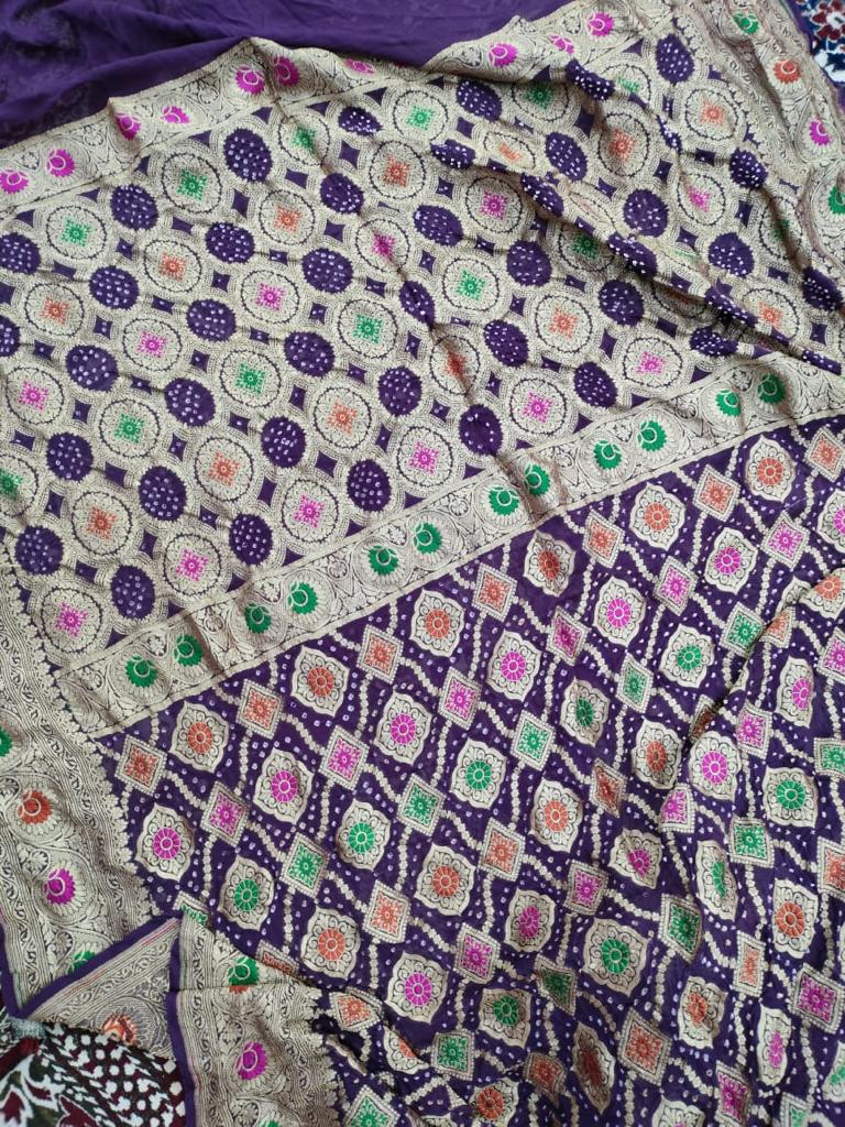 Nashina Banarsi handloom saree