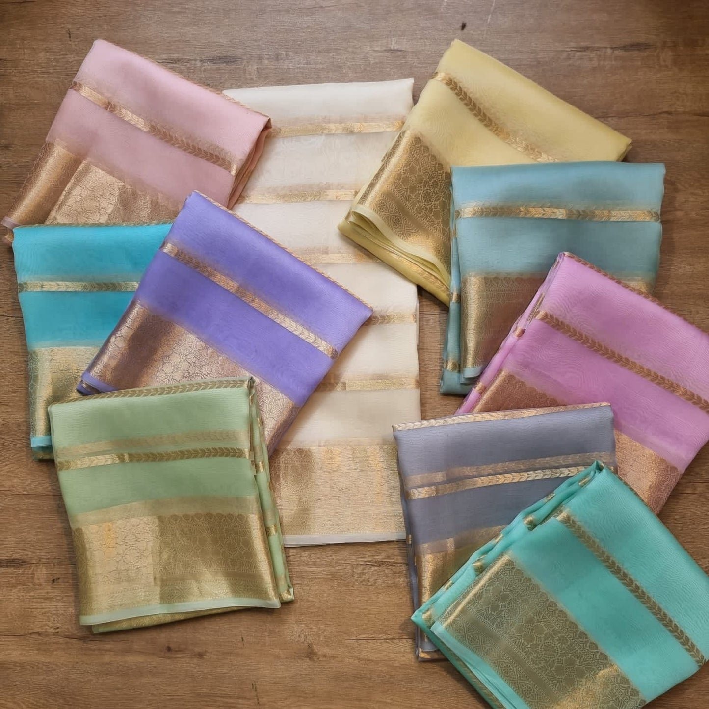 Banarsi kora saree
