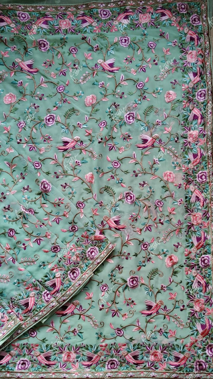 Kaveri Kashmiri parsa saree
