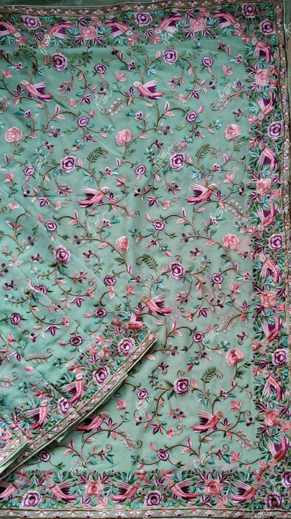 Kaveri Kashmiri parsa saree