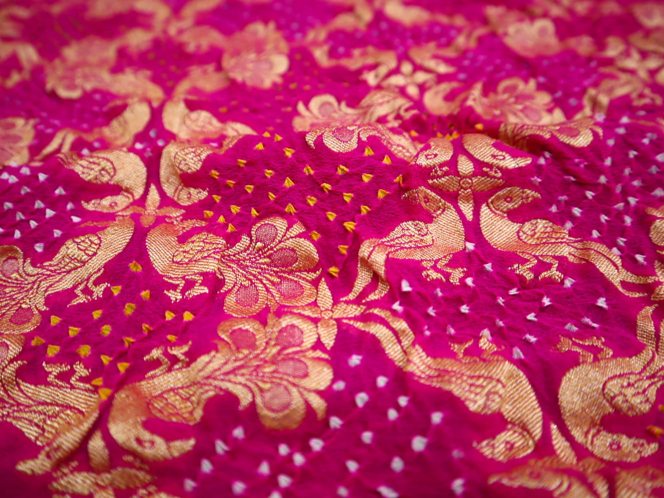 Hansika gorgette saree