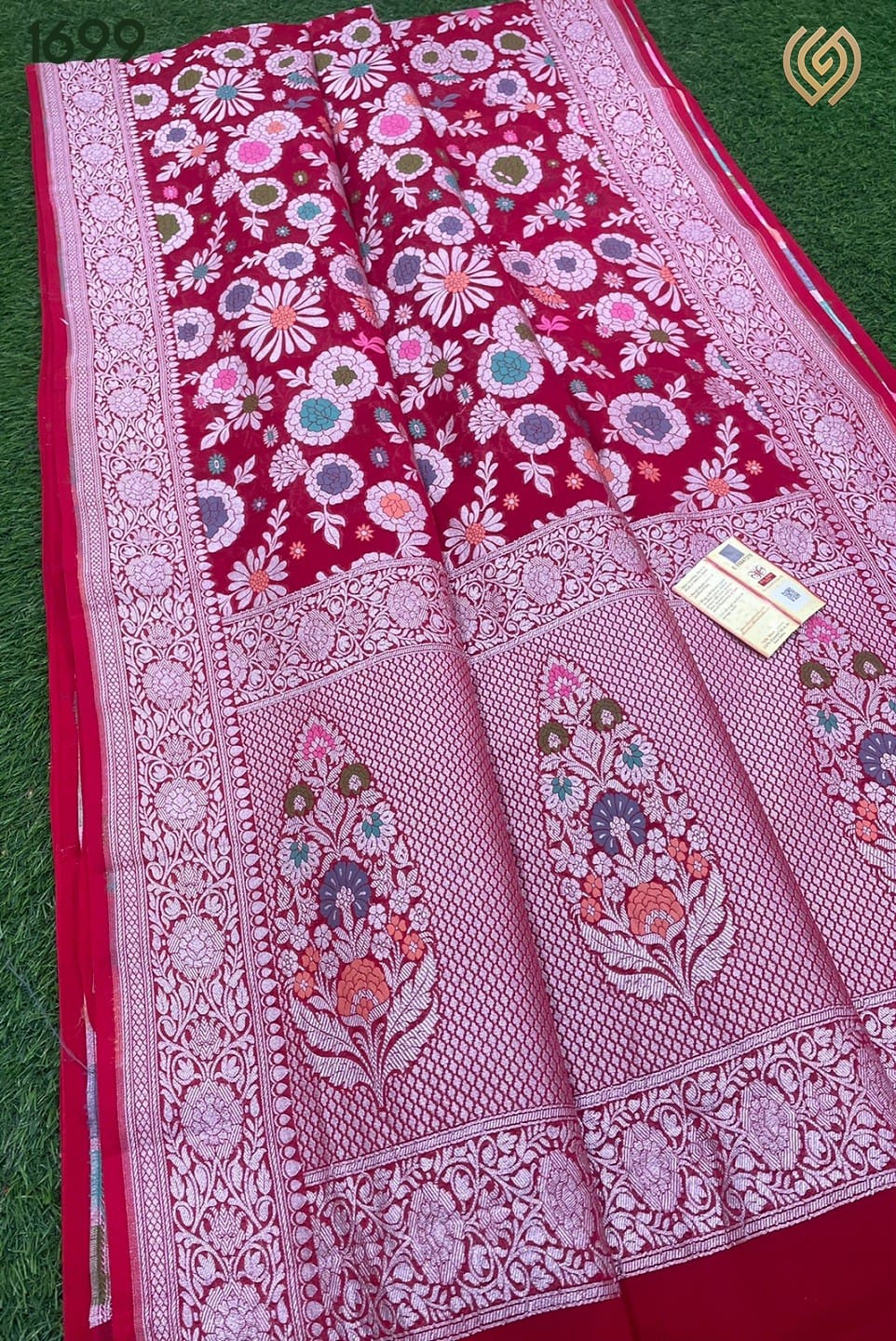 Shubho khaddi tifli gorgette saree