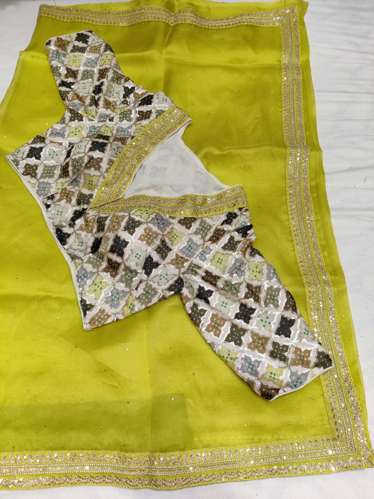 Kaveri organza trendy saree