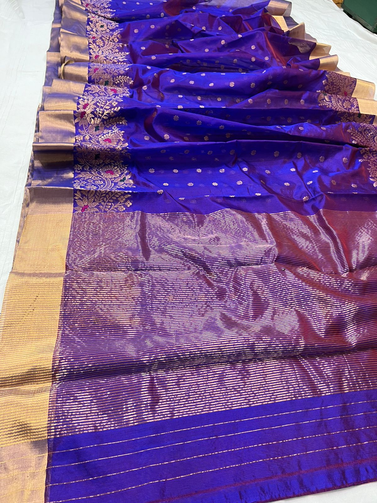 Raksha Chanderi pattu saree