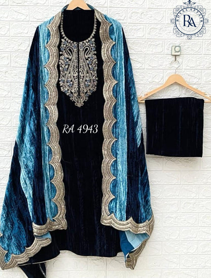 Velvet Indian salwar suit