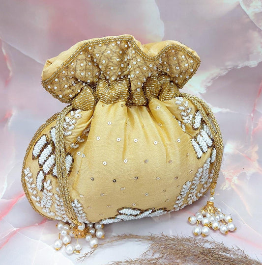 Aviksha embroidered potli handmade potlis designer potlis