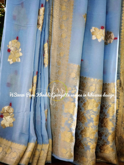 Meenakari khaddi Banarsi saree