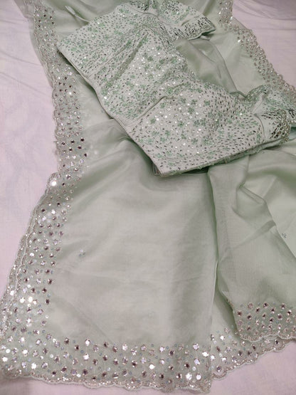 Maraisha organza saree